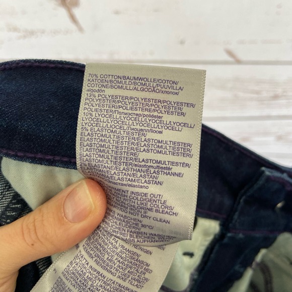 NYDJ 4P Dark Wash Marilyn Straight Lift Tuck Technology Denim Jeans - Picture 9 of 9